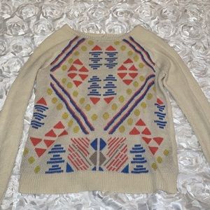 Cute Pattern Knit Sweater